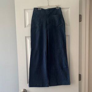 Young Fabulous & Broke Deep Navy Wide Leg Jeans